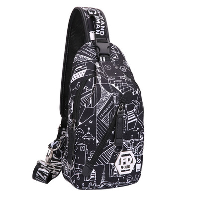 

Chest bag travel bag mens casual messenger bag