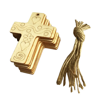 

Gobestart DIY Painted Wood Chip Flowers & Insects Shapes Hanging Pendant Home Decor Gifts