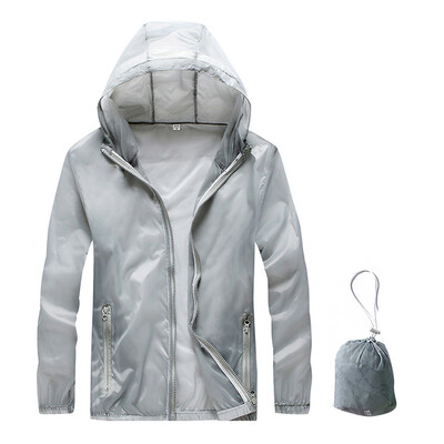 

Women Lightweight Running Jacket Quick Dry Coat Sun Protect Solid Color Jacket