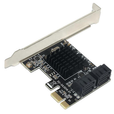 

SSU SA3014 PCI-E to 4 Port SATA 30 Controller Card Expansion Adapter Board