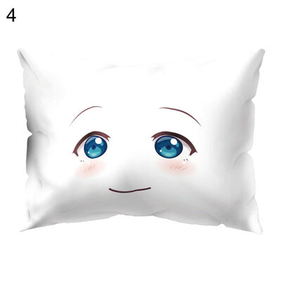 

Cute Facial Expression Pillow Case Cushion Cover Sofa Bed Car Cafe Office Decor