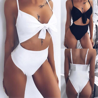 

Women One Piece Bandage Bikini Push Up Monokini Swimsuit Bathing Suit Swimwear