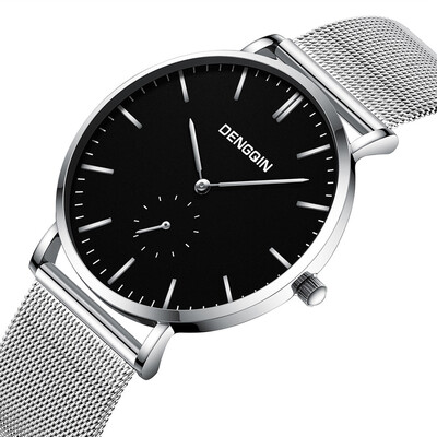 

Gobestart Luxury Quartz Sport Military Stainless Steel Dial Band Wrist Watch