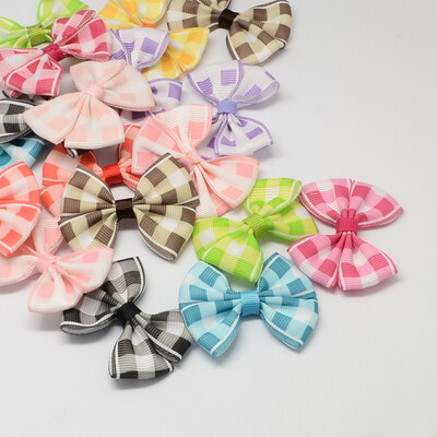 

Handmade Woven Costume Accessories Grosgrain Bowknot Mixed Color 54x42x8mm