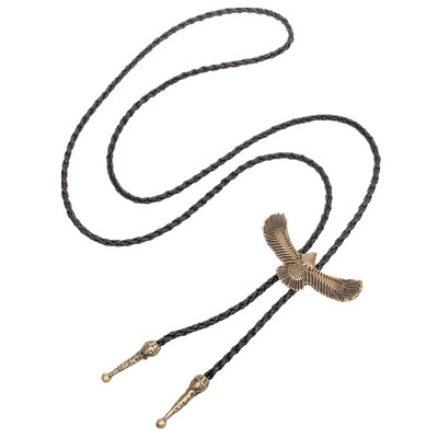 

Cool Carved Indian Eagle Bolo Bola Tie Necktie Western Cowboy Necklace Gifts New