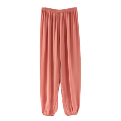 

Women Spring Summer New Vertical Pants High Waist Loose Thin Ice Silk Sunscreen Wide Leg Pants