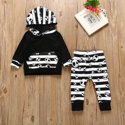 

Halloween Toddler Baby Boys Girl Tops Hoodie Pants Home Outfits 2Pcs Set Clothes