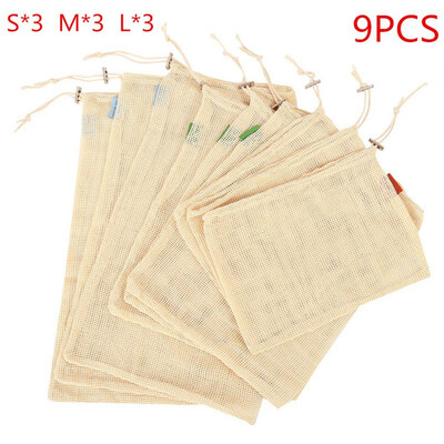 

Environmental Protection Shopping Bag For Vegetable Fruit Cotton Mesh Bag Reusable