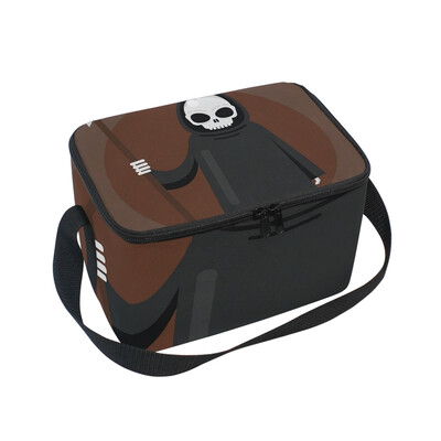 

ALAZA Lunch Box Insulated Lunch Bag Large Cooler Grim Reaper Death Character Tote Bag