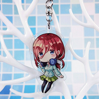 

CAR-TOBBY Anime The Quintessential Quintuplets Nakano Miku Acrylic Keychain Cosplay