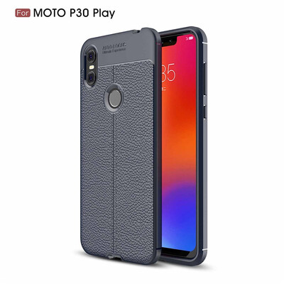 

Goowiiz Phone Case For Motorola Moto E5 Play GoOnePowerP30 NoteP30 Play Fashion Leather Pattern TPU Silicone Prevent falling