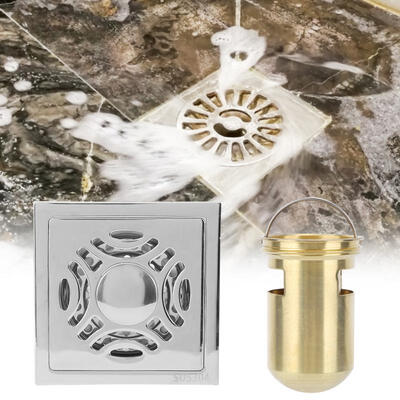 

Greensen Bathroom Stainless Steel Deodorant Floor Drain Kitchen Wet Room Shower Drainer