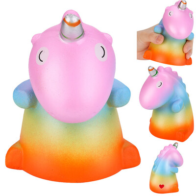 

YIWULAFour color gradient Dinosaur Unicorn Slow Rising Cream Scented Decompres toys