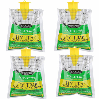 

〖Follure〗Disposable Fly Trap Catcher Fly Catcher Insect Trap Hanging Style Pest Control