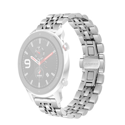 

〖Follure〗Stainless Steel Watch Band Accessory Band Bracelet Strap for AMAZFIT GTR 47MM