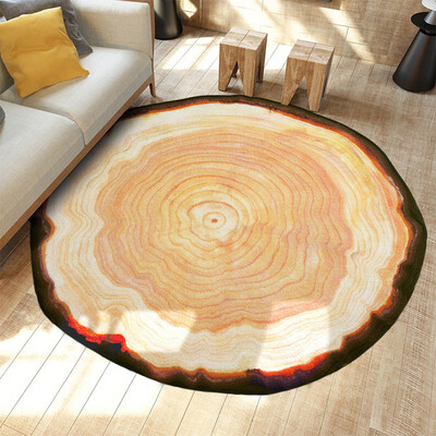

Siaonvr Anti-Skid Geode Rock Floor Rug Dining Living Room Bedroom Carpet Floor Mat YE