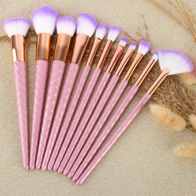 

〖Follure〗11Pcs Professional Cosmetic Makeup Brush Set Eyeshadow Foundation Blush Brushes