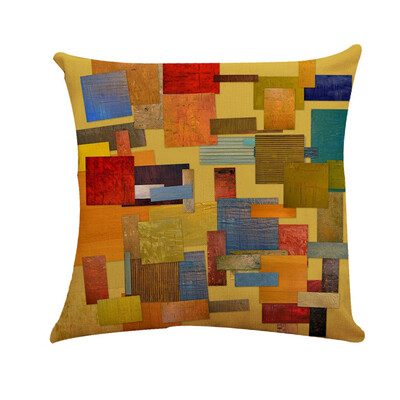 

〖Follure〗Pillow Case Linen Cushion Sofa Car Cushion Cover Home Decoration