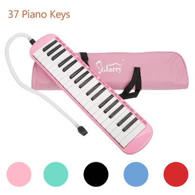 

Glarry 37-Key Melodica Instrument with Carrying Bag Mouthpiece&More Piano for Beginner Music Lovers 5-Color