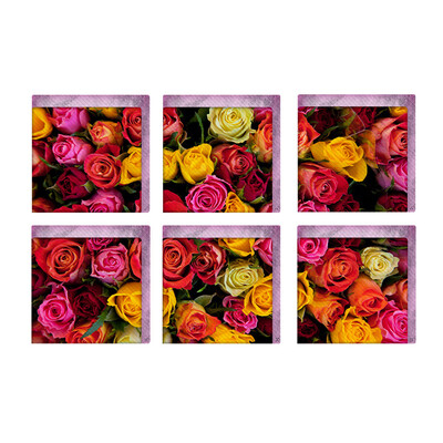 

6 PcsSet PVC Bathtub Stickers 3D DIY Tub Appliques Decals Vivid Anti Slip Wall Sticker Safety Shower Bath