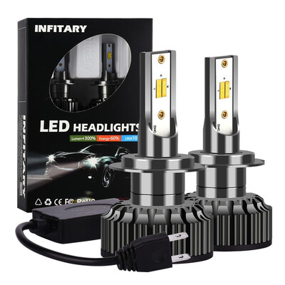 

Infitary 2PCS H7 Super Bright Car LED Lights Three Color LED Car Headlight Fog light