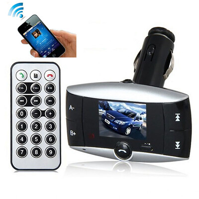 

〖Follure〗Bluetooth Handsfree Wireless FM Transmitter MP3 Player Car Kit USB TF