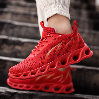 

Explosion models fly woven mens shoes large size for flame knife shoes mens fashion casual sports shoes