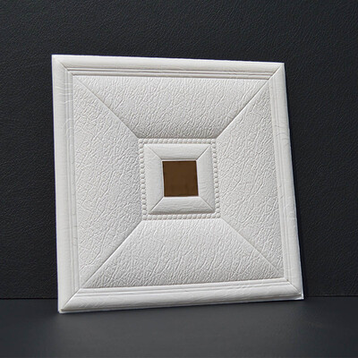 

〖Follure〗1Pcs PE Foam 3D Self-adhesive Wall Stickers Decor Tile Waterproof Wall Stickers