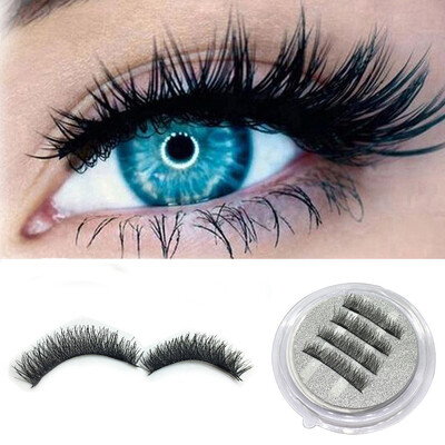 

〖Follure〗1 Pair 3D Magnetic False Eyelashes Lashes Reusable False Magnet