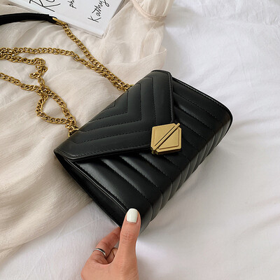 

Ins bag summer net red diamond chain small square bag new 2019 Korean version of Joker shoulder slung womens bags
