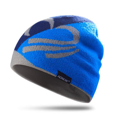 

Unisex Casual Knit Winter Warm Hat Ski Knitted Skull Cap Climbing Running Cap