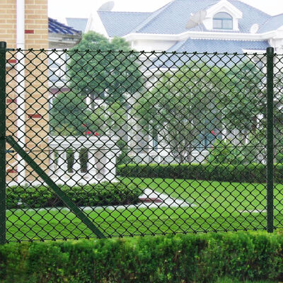 

Chain fence 3 3" x 82 Green with Posts & All Hardware