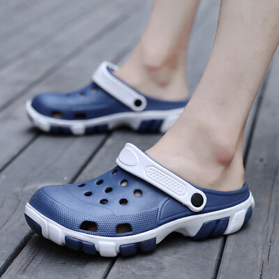 

Summer Baotou Dongdong Shoes Mens Slip-proof Soft-soled Recreational Sand Slippers Shoes Mens Sandals&Half Slippers