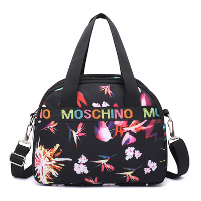 

Lightweight printed bag for middle-aged&elderly womens bag mother bag shoulder bag waterproof nylon Oxford canvas bag