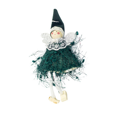 

Siaonvr Lovely Christmas Tree Decorations Woolen Yarn Angel Doll Pendant Hanging Party