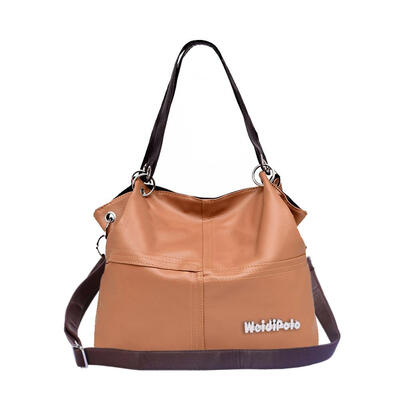 

Retro Women PU Handbag Tote Zipper Large Capacity Trendy OL Shoulder Bags