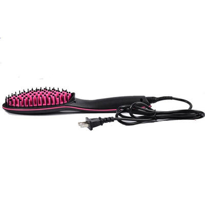 

Magic Hair Straightener Brush Electric Heating Ceramic CombUS PLUG