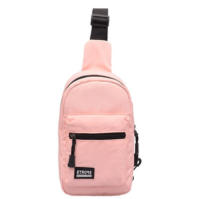 

Fashion Design Unisex Chest Pack Color Blocks Single Shoulder Straps Crossbody Bag Portable Women Shoulder Bag New Hot