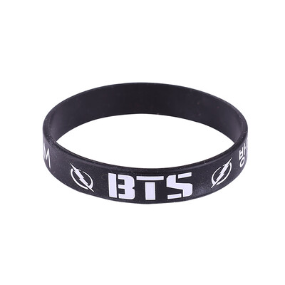

Kpop BTS No More Dream Silicone Letter Print Bracelet Pair Bracelet Sports Bracelet Star Same Style Bracelet Hot Gift
