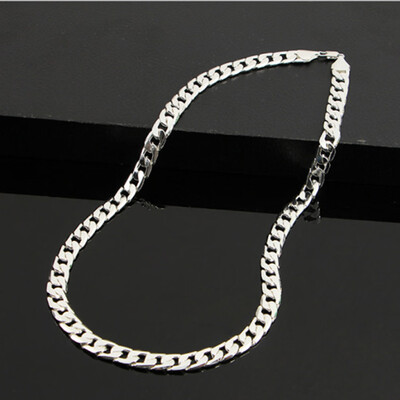 

Unisex 18K 10mm Yellow Solid Gold Filled Cuban Chain Link Necklace