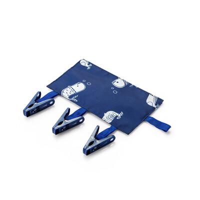 

〖Follure〗Portable Socks Dry Cloth Travel Portable Folding Cloth Hanger Clips