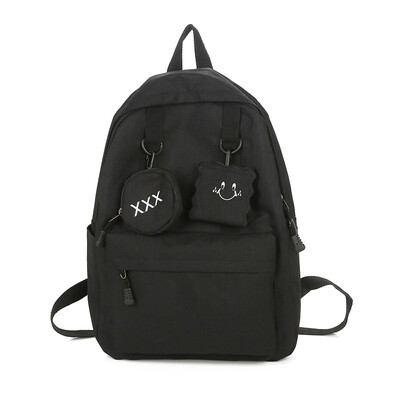 

Backpack female Korean junior high school high school students backpack ins wind ancient feeling girl campus bag
