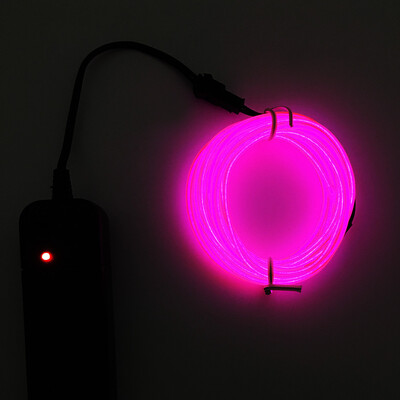 

Tailored Flexible LED Light EL Wire String Strip Rope Glow Decor Neon Lamp USB Controlle
