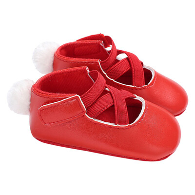 

Baby Infant Kids Girl Leather Soft Sole Crib Toddler Newborn Shoes