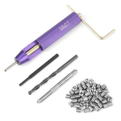 

Greensen 50pcs Stainless Steel Coiled Wire Helical Screw Thread Inserts M4 x 2D