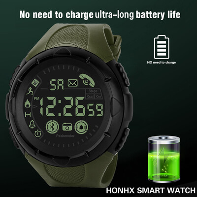 

Gobestart Fashion Mens Smart Watch Bluetooth Digital Sports Wrist Watch Waterproof