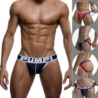

Sexy Mens Underwear Bulge Pouch Jock Strap Cotton Sports Shorts Boxer Briefs