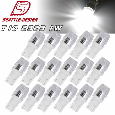 

20x 6000K White 1W 2323 T10 LED Dome Map License Interior Light Bulb 192 168 194