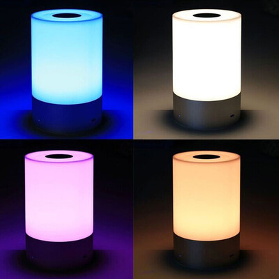 

Gobestart Bedside Sensor Table Lamp Dimmable Changing Smart Atmosphere Lamp