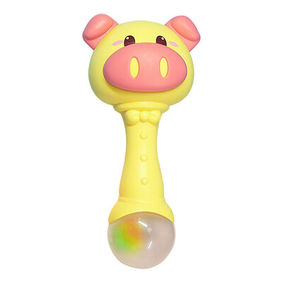 

Tailored Cartoon Pig Rattle Toy Baby Bell Toy Grip Training Toy